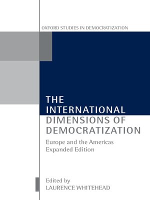 cover image of The International Dimensions of Democratization